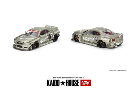 Chase + Signature 1:64 Mini GT X Kaido House Nissan Skyline GT-R R34 W –  hiltawaytoyhk