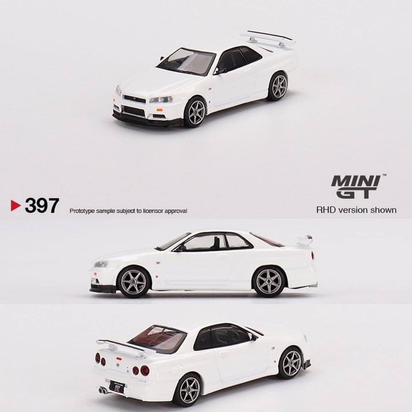 MINI GT #447 Nissan Skyline GT-R (R34) V-Spec II Digital