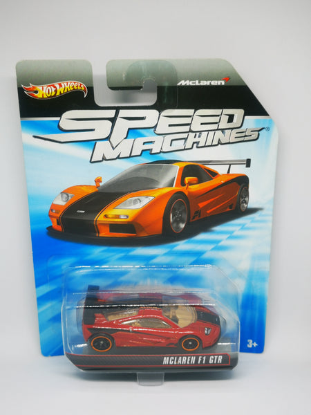 Hotwheels Speed Machines Mclaren F1 Gtr 6 Spokes Mobile Garage Hk