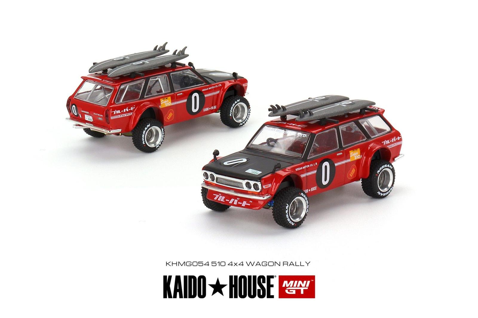 Mini GT x Kaido House #62 1:64 Datsun 510 Wagon CARBON FIBER V1