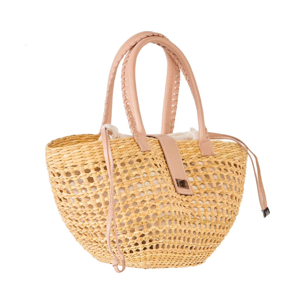 designer straw tote