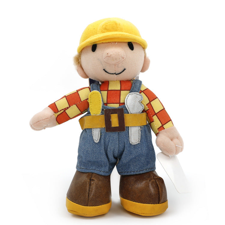 Bob The Builder Plush Toy Cute Doll Cuteschoolsupplies - roblox business cat plush