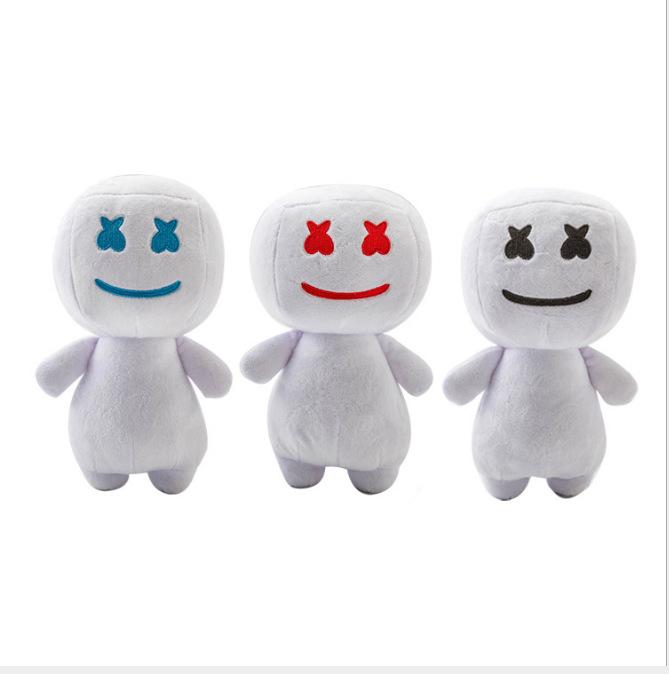 Cute Marshmello Dj Plush Toy White Doll For Kids Christmas Holiday Gif Cuteschoolsupplies - roblox business cat plush