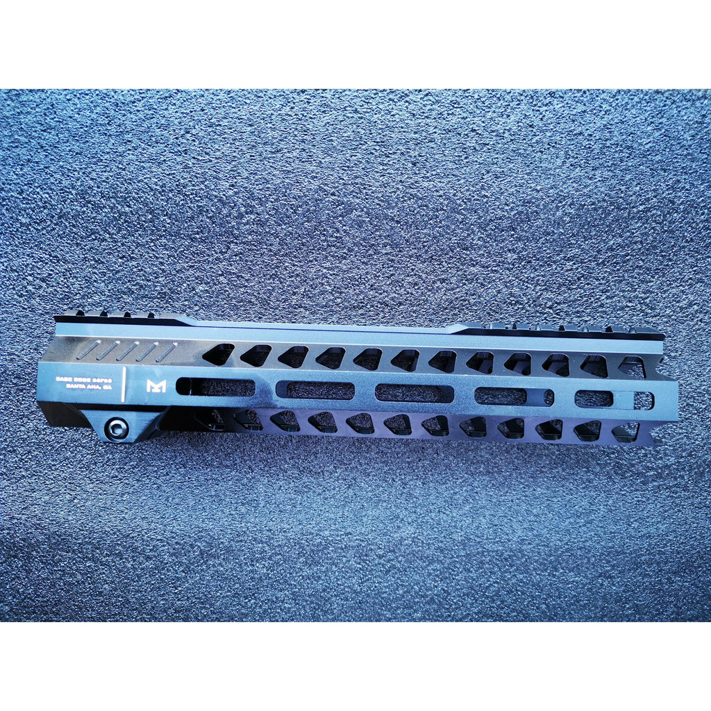 10" Midwest V2 Metal Handguard Gel Blaster Handguard Fishbone (Colour: Black)