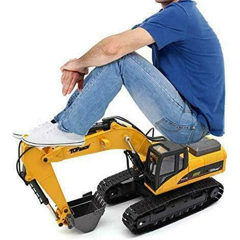 rc excavator full metal