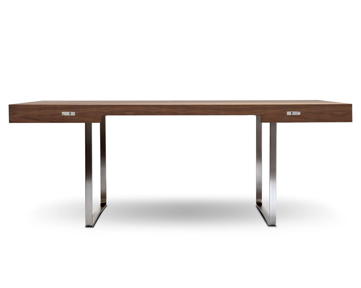 Gubi 62 Desk in Walnut & Black Laminate by Greta M. Grossman | DSHOP