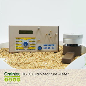 Pfeuffer HE50 Grain Moisture Meter | Graintec Scientific