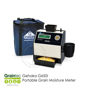 Gehaka 650i Portable Grain Moisture, Impurity & Density Analyser | Graintec Scientific