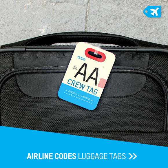 Airline Codes Luggage Tags