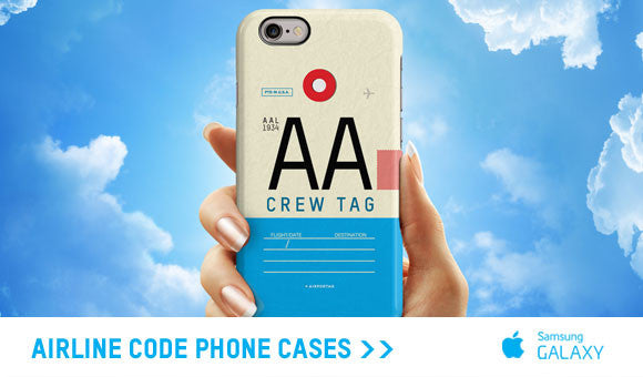 Airline Code Phone Cases