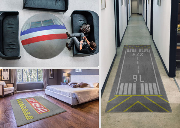 Aviation and Travel Themed Rugs