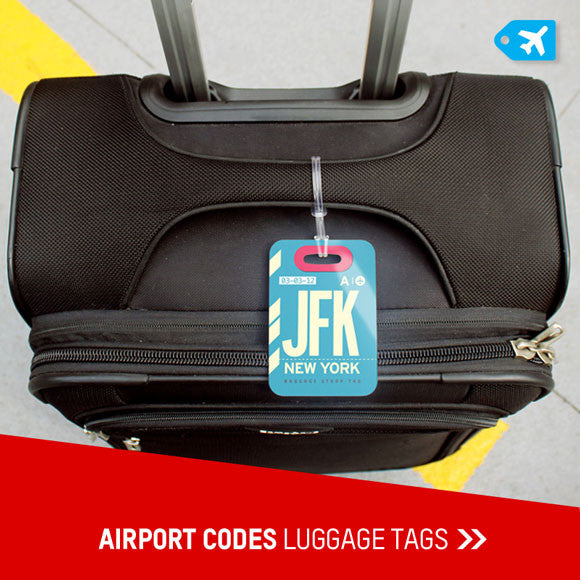 Airport Codes Luggage Tags