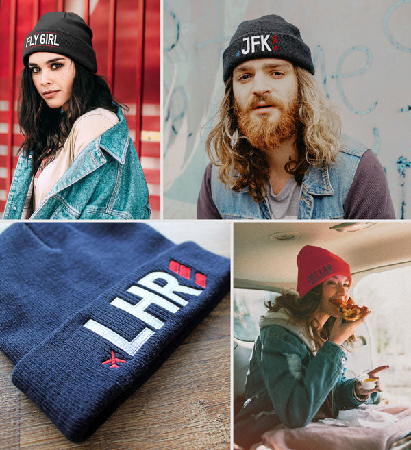 Aviation and Travel Beanie Collection