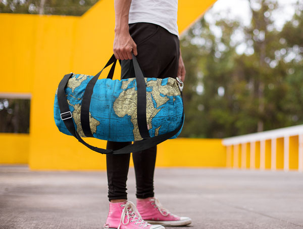 Duffle bags to travel around the world