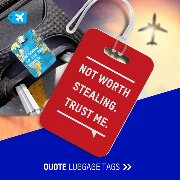 Quotes Luggage Tags