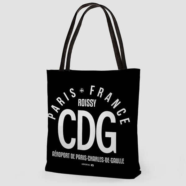 Tote Bag - CDG - Charles de Gaulle Airport - Paris