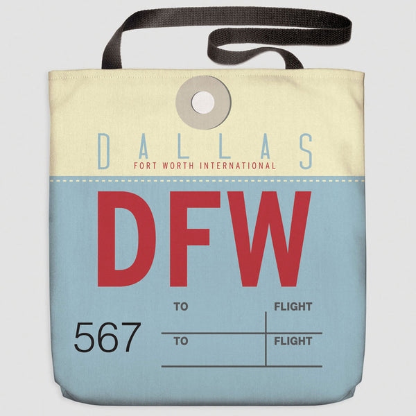 Tote Bag - DFW - Dallas/Fort Worth Intl Airport
