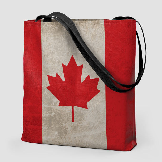 Canadian Flag Tote Bag