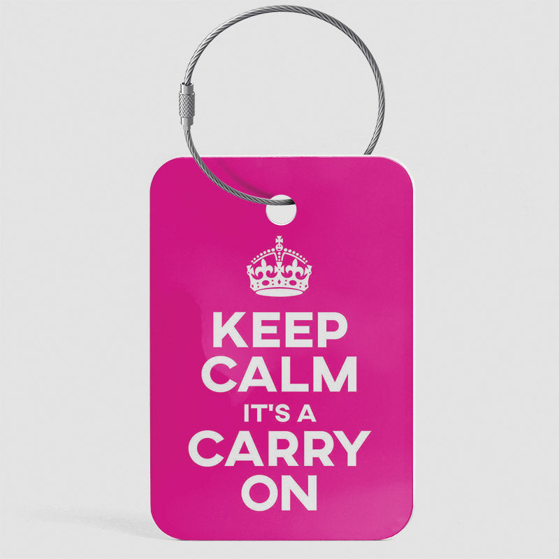 keep calm and carry on luggage