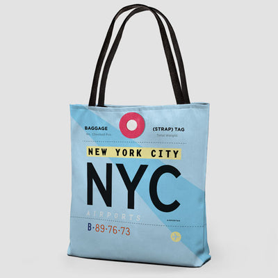 Tote Bag - NYC - New York Airports - IATA code NYC