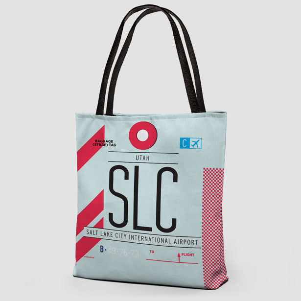 Tote Bag - SLC - Salt Lake City International Airport - IATA code SLC