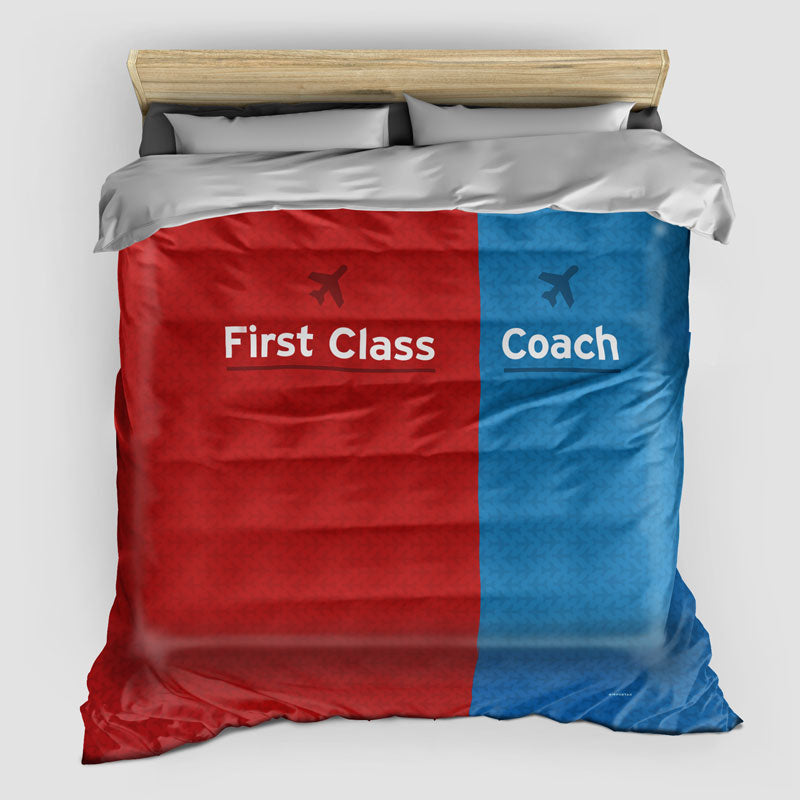 First Class vs Coach - Duvet Cover