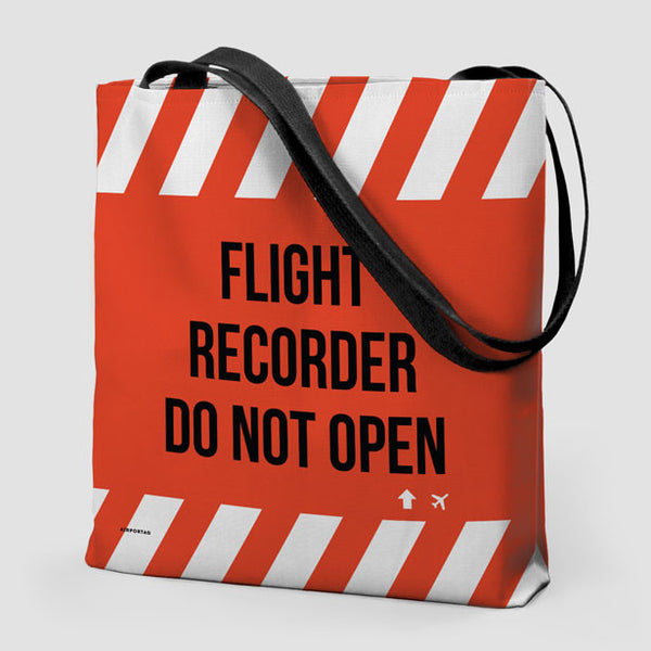 Tote Bag - Flight Recorder Do Not Open - Airportag
