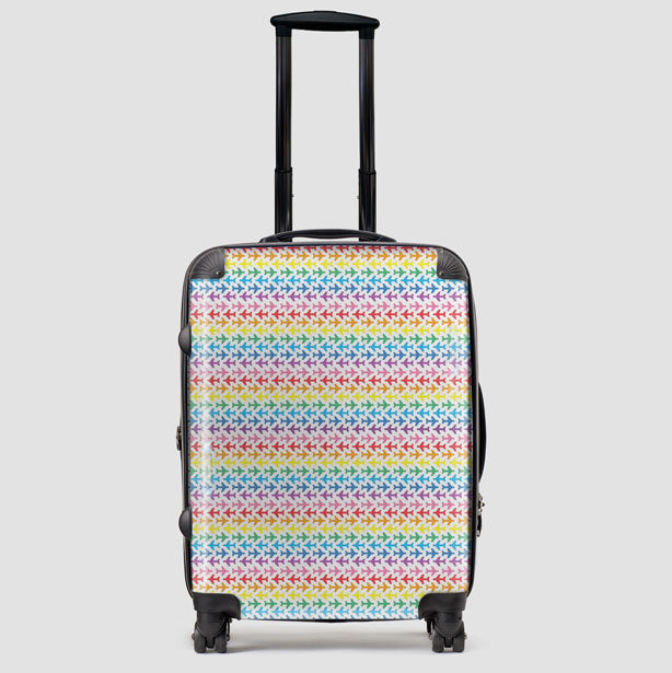 rainbow hard shell suitcase