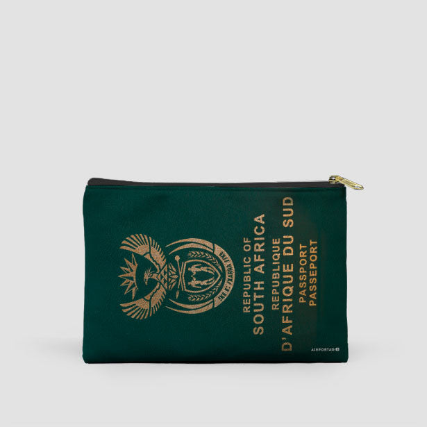 South Africa Passport - Accessory Pouch Bag - Clutch Handbag