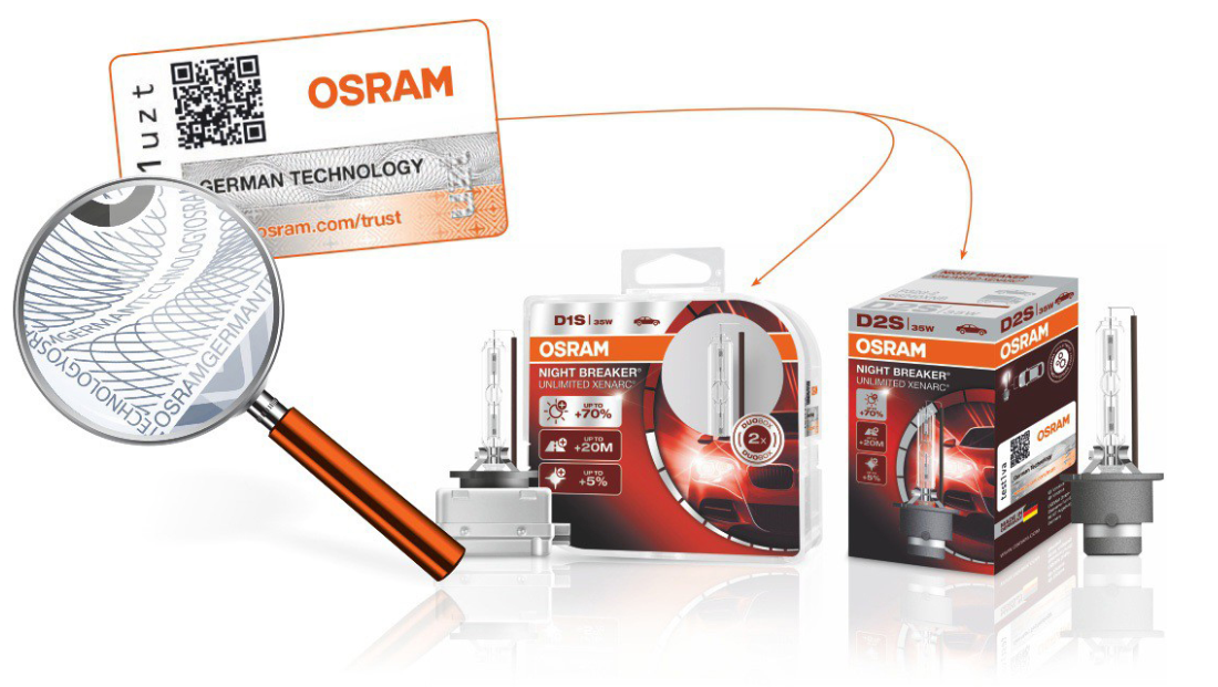 OSRAM Night Breaker SILVER Bulbs H1 H4 H7 H11