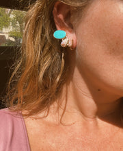 Load image into Gallery viewer, Ear Crawler Set - Australian + Cantera Opal, Mother of Pearl, Kingsman Turquoise
