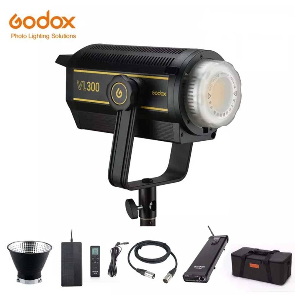 Godox VL300 LED COB 300 Watts Video Mono Light - With Bag