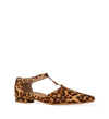 Avocet Dark Leopard Calf Hair & Hardware Flats