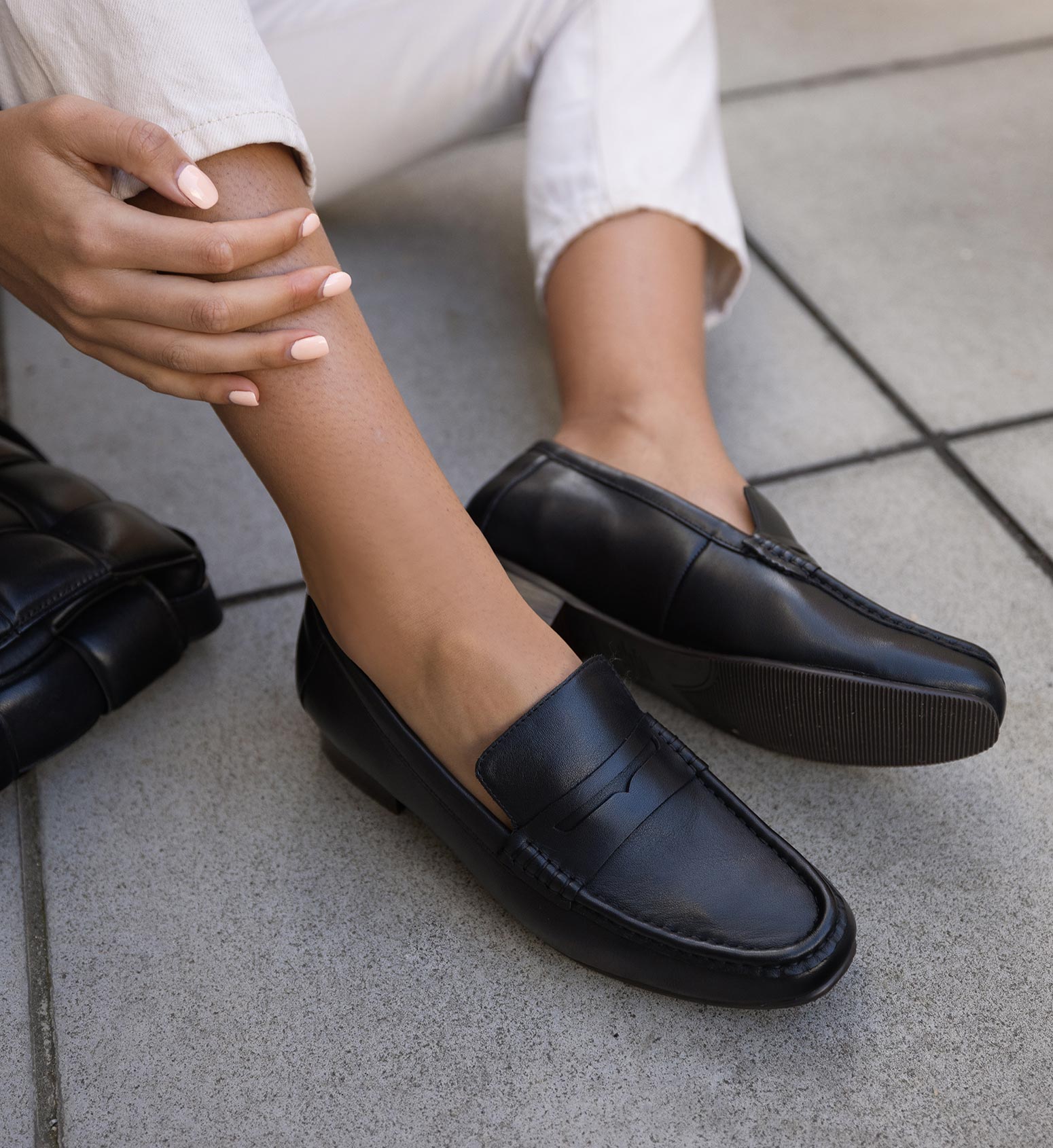 Hawk 2 Black Leather Loafers | Bared Footwear