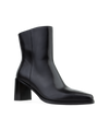 Bentbill Black Leather Heeled Boots