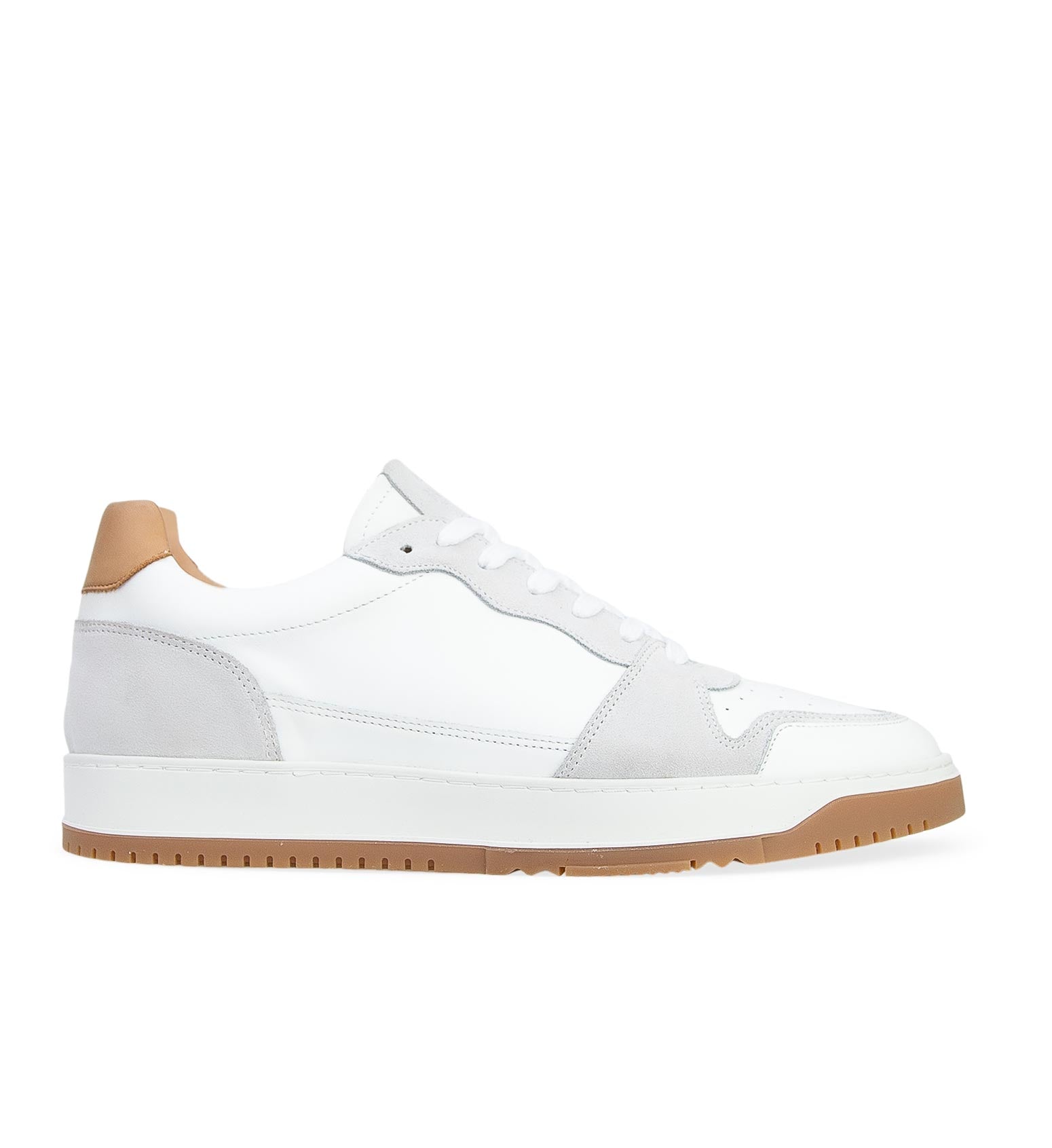 Mercury White Leather Sneakers | Bared Footwear