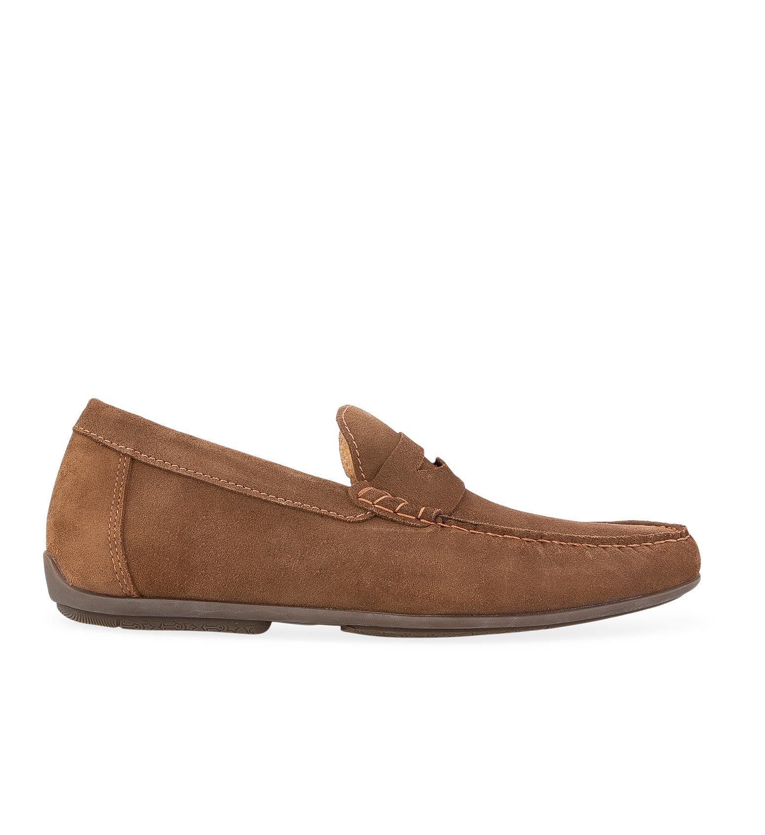 Neon Taupe Suede Loafers | Bared Footwear