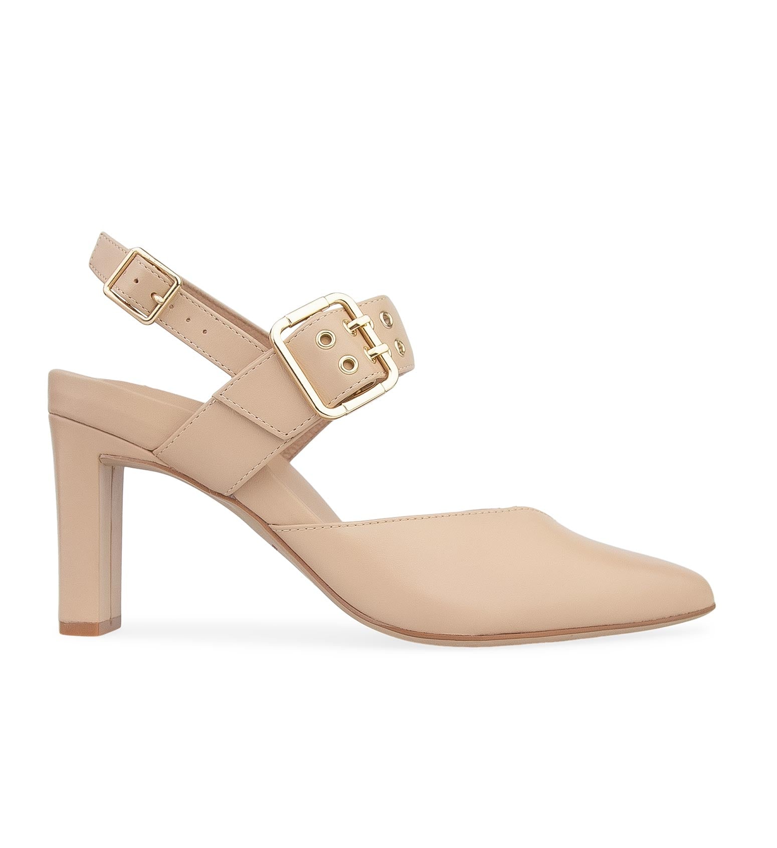 Pardalote Sand Leather High Heels | Bared Footwear