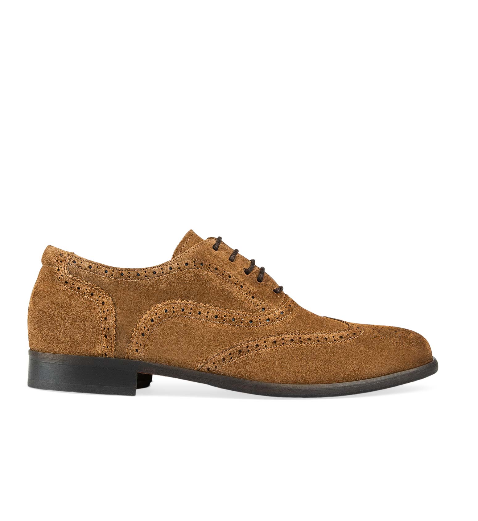 Barium Tobacco Suede Lace Up Dress Shoes | Bared Footwear