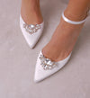 Bridal Shoe Clips - Crystal & Gold