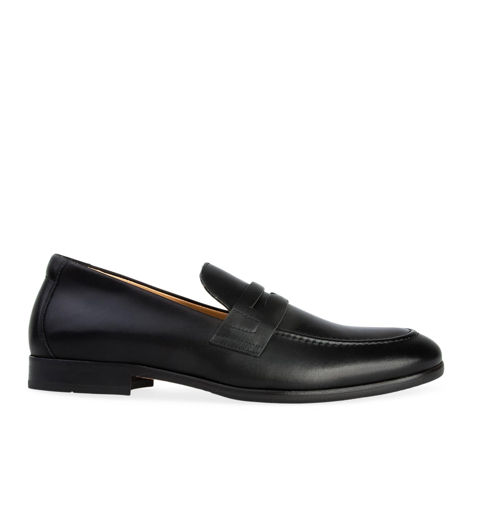 Electrum 2 Black Leather Loafers | Bared Footwear