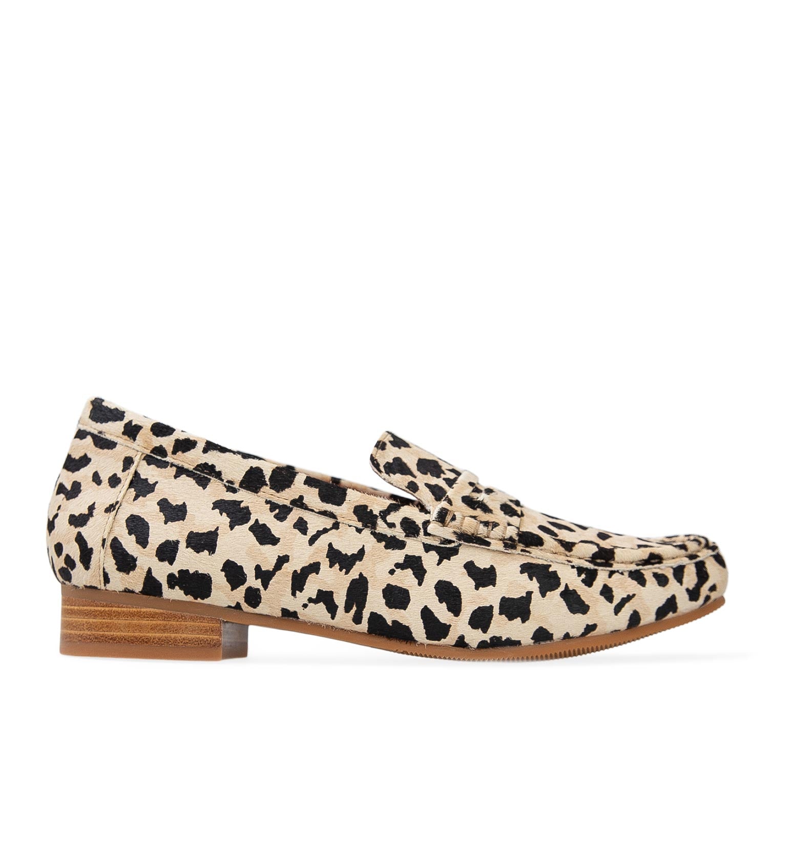 Hawk 2 Leopard Calf Hair Loafers | Bared Footwear