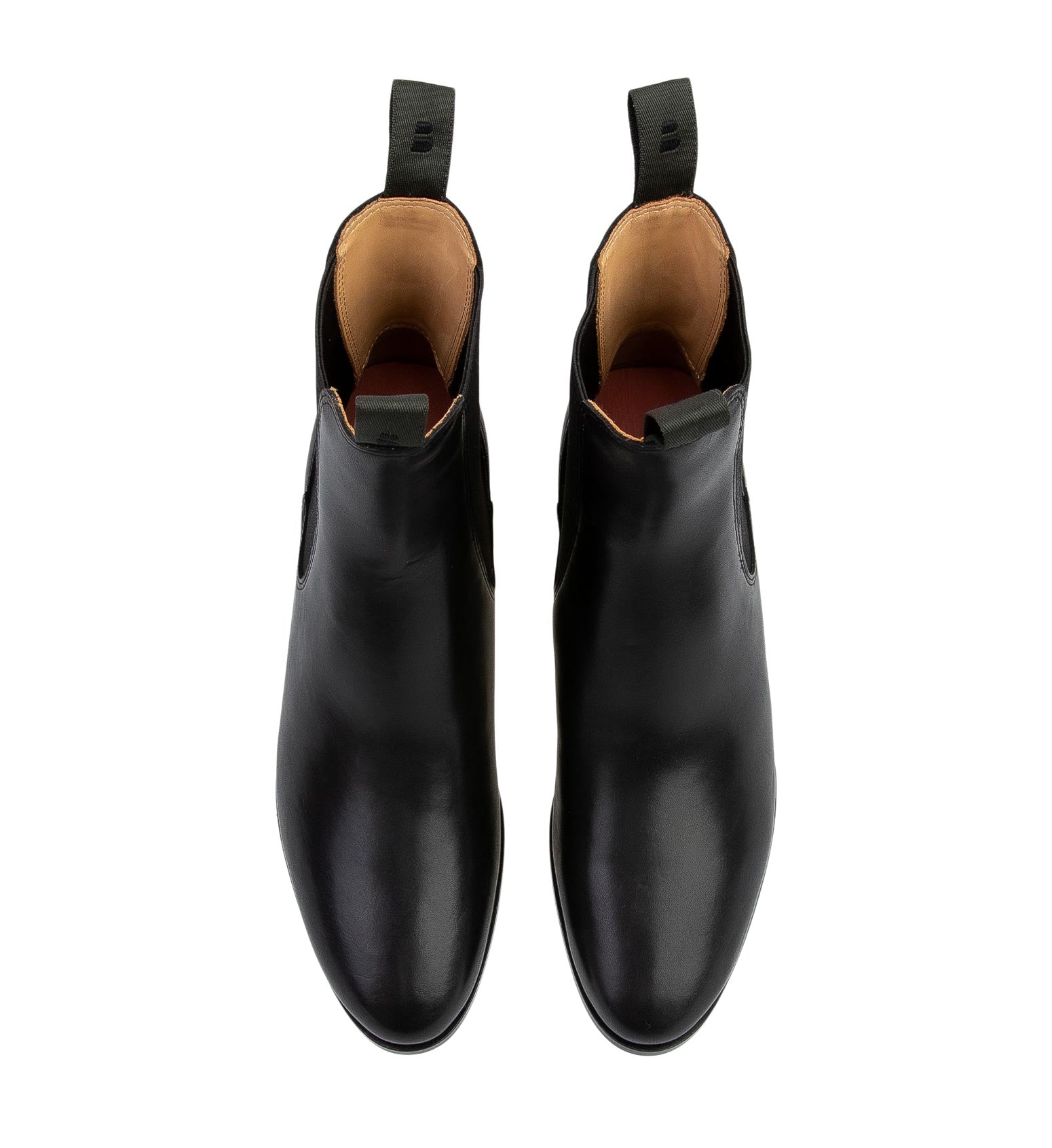 Pelican Black Leather Flat Boots | Bared Footwear