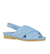 Summerling Sea Blue Towelling Slippers