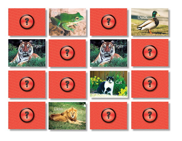 Animal Memory Game | Stages Learning Materials