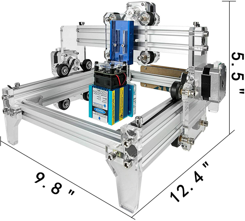 15W USB CNC Laser Engraver Metal Marking Machine Wood Cutter 50cm*65cm DIY  Kit