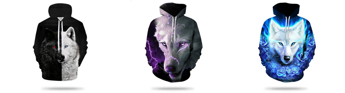 wolf hoodies