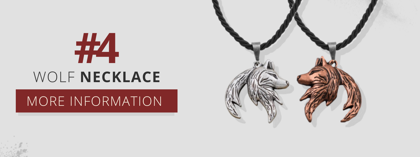 wolf necklace