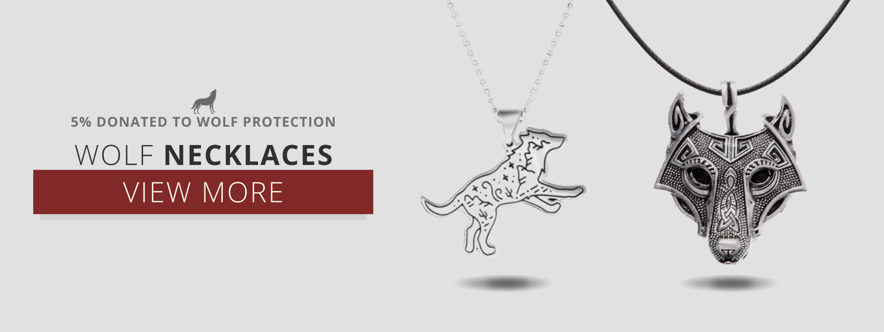 wolf necklaces