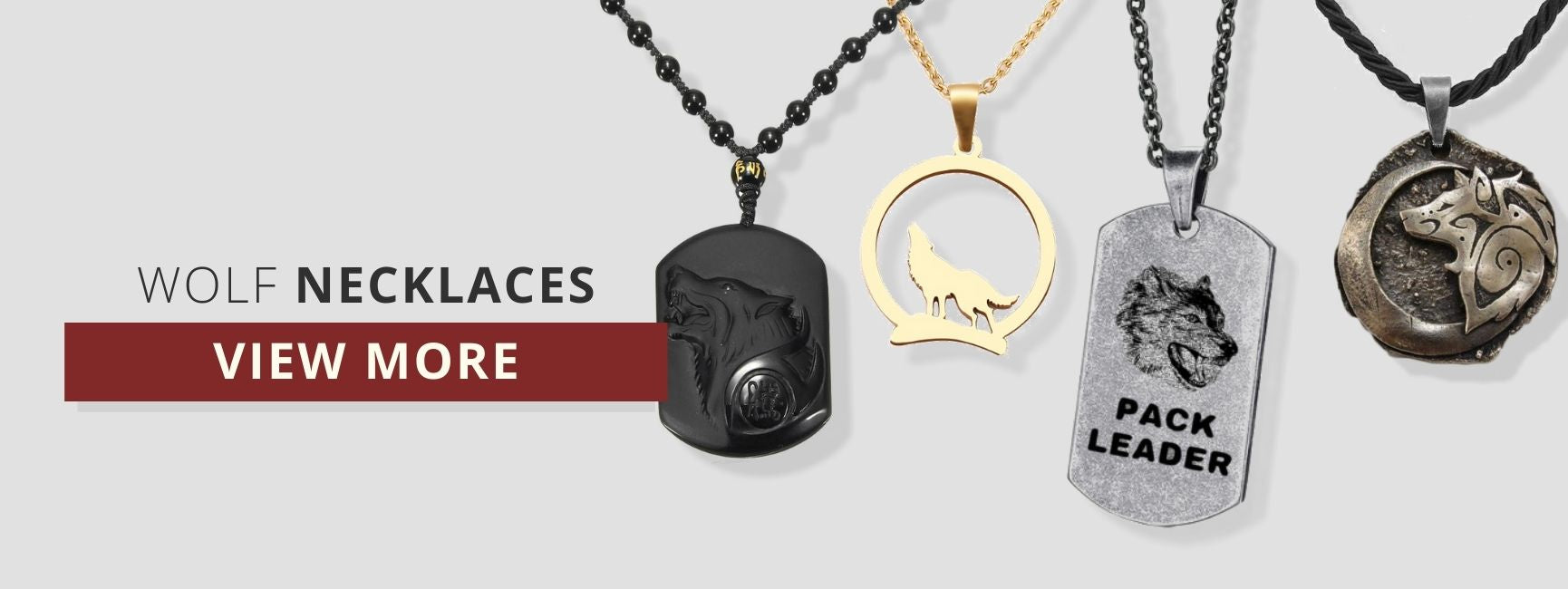 wolf necklaces